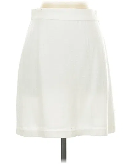 Pre-owned Maven West Formal Skirt In White