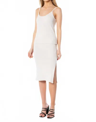 Maven West Scoopneck Tank Top In Pebble In White