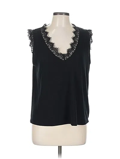 Pre-owned Maven West Sleeveless T-shirt In Black