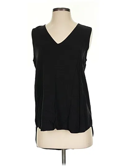 Pre-owned Maven West Sleeveless Top Black V-neck Tops