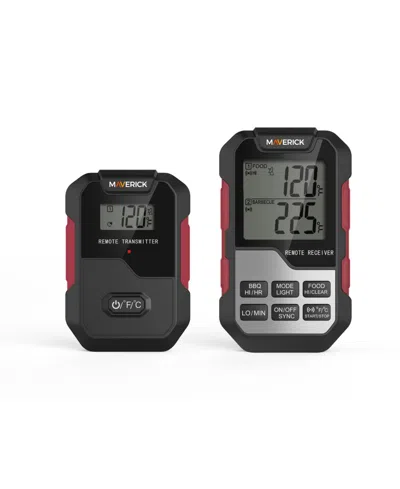 Maverick Extended Range Professional Wireless Dual Probe Thermometer And Timer In Black