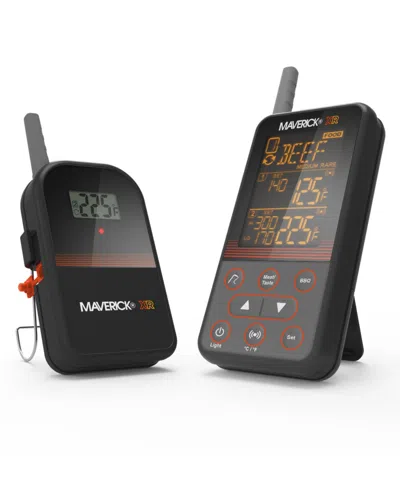 Maverick Extended Range Professional Wireless Dual Probe Thermometer In Black