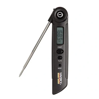 Maverick Flip-action Probe Folding Thermometer In Black