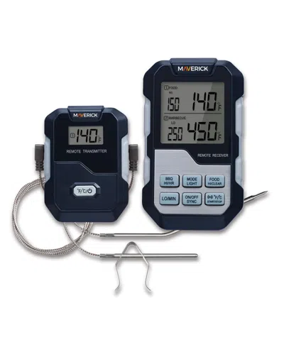 Maverick Long Range Wireless Remote Cooking Dual Probethermometer In Black
