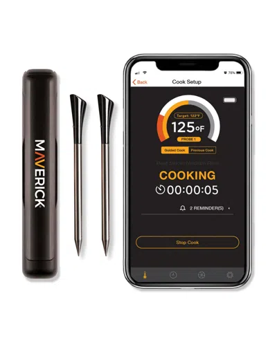 Maverick Stake Dual Probe Wireless Bluetooth Thermometer In Black
