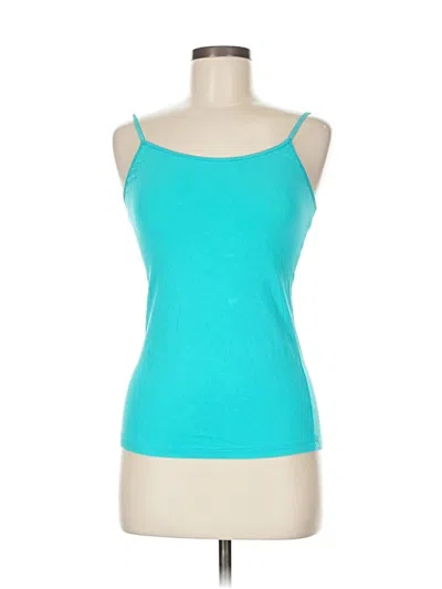 Pre-owned Mavette Tank Top Blue Strapless Neckline Tops