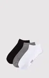 Mavi 3-pack Ankle Socks In Assorted Colors In Black