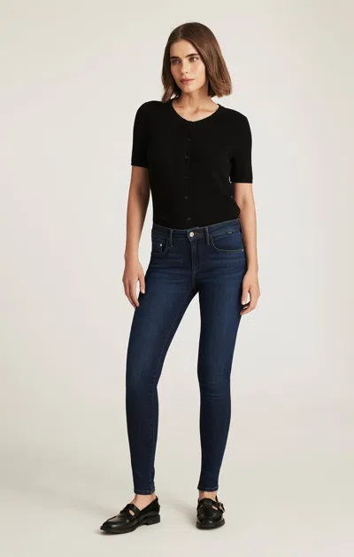 Mavi Adriana Skinny In Dark Supersoft In Blue