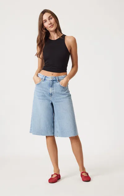 Mavi Akira Bermuda Shorts In Light Blue 90's