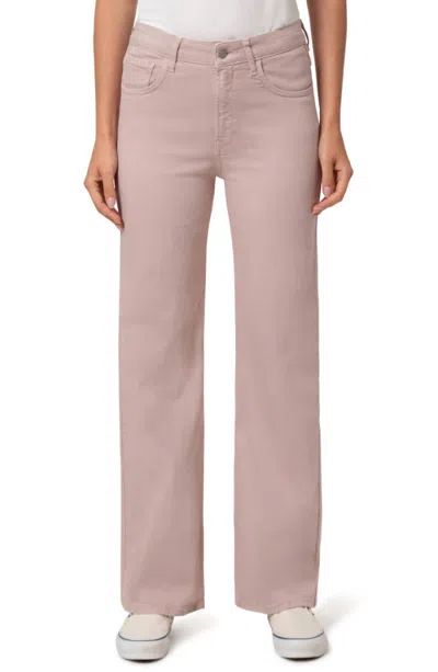 Mavi Alena High Rise Straight Leg Jeans In Woodrose Flex Blue In Brown