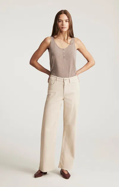 Mavi Alena Wide Leg In Champagne Flex Blue In Sand