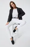 Mavi Alexa Skinny In White Feather Blue In White