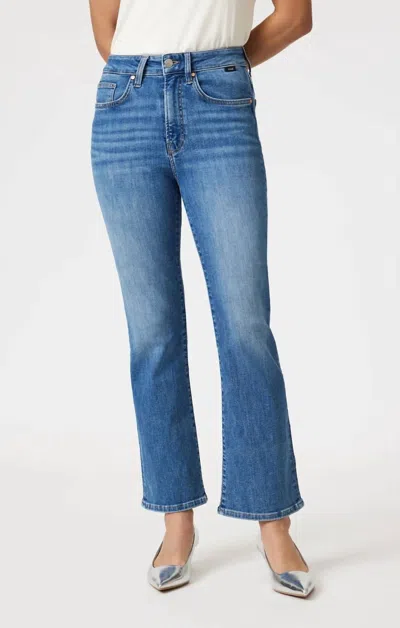 Mavi Anika Mid Cropped Denim Jeans In Blue