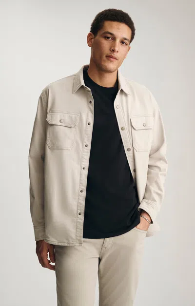 Mavi Asher Denim Shirt In Cloud Explorer In Neutral