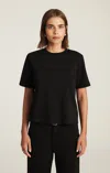 Mavi Basic Crew Neck T-shirt In Black In Black