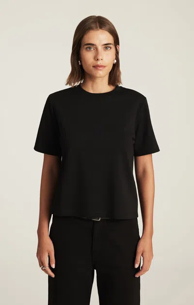 Mavi Basic Crew Neck T-shirt In Black