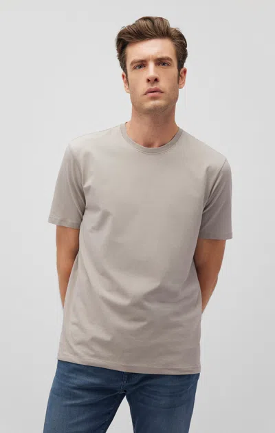 Mavi Basic Crew Neck T-shirt In Paloma In Beige