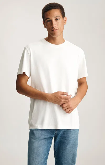 Mavi Basic Short Sleeve T-shirt In Antique White