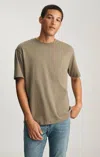 Mavi Basic Short Sleeve T-shirt In Dusky Green In Green