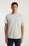 Mavi Basic Short Sleeve T-shirt In Grey Melange In Gray