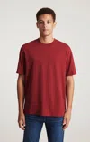 Mavi Basic Short Sleeve T-shirt In Winery In Red