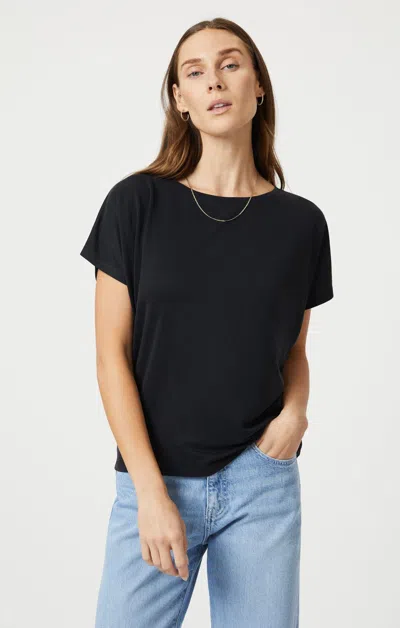 Mavi Boat Neck T-shirt In Black