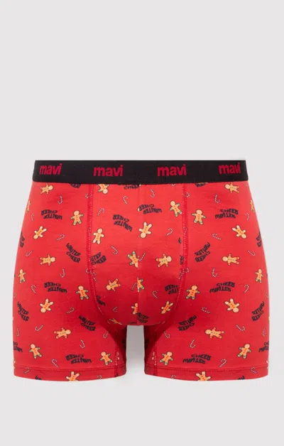 Mavi Boxer Briefs In True Red