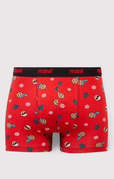 Mavi Boxer Briefs In True Red