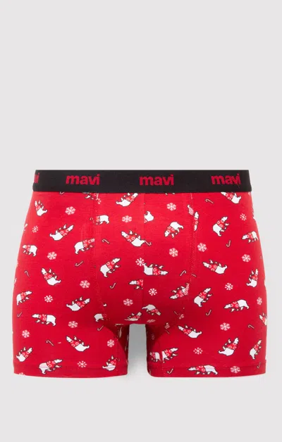 Mavi Boxer Briefs In True Red