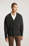 Mavi Button-up Cardigan In Anthracite Melange In Gray