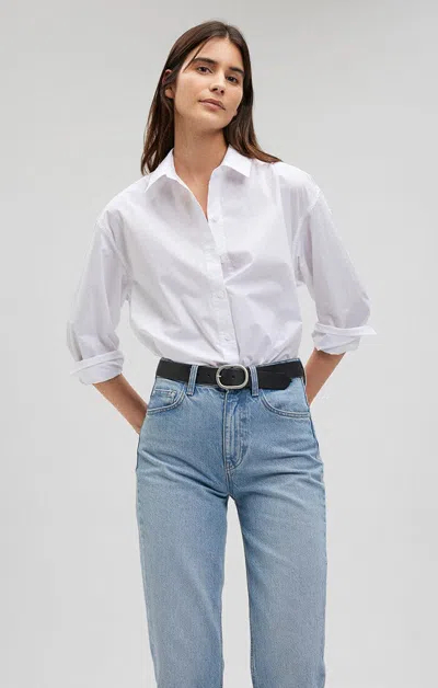 Mavi Button-up Long Sleeve Shirt In White