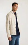 Mavi Button-up Overshirt In Moonstruck In Neutral