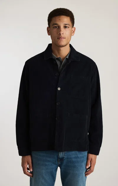 Mavi Button-up Overshirt In Navy In Blue