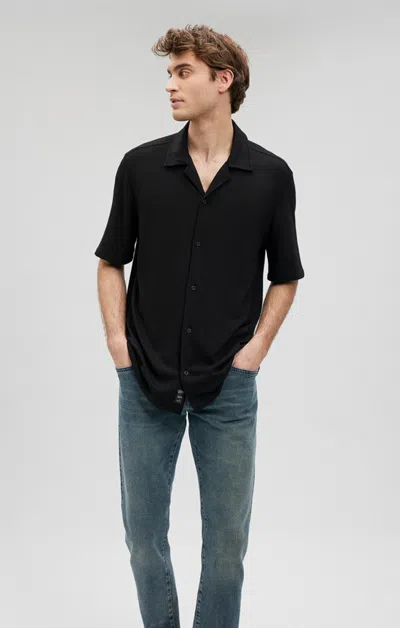 Mavi Button-up Short Sleeve Shirt In Black