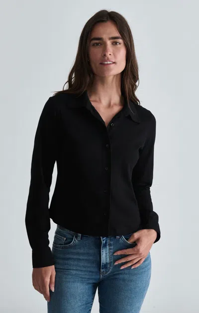 Mavi Button-up Long Sleeve Shirt In Black