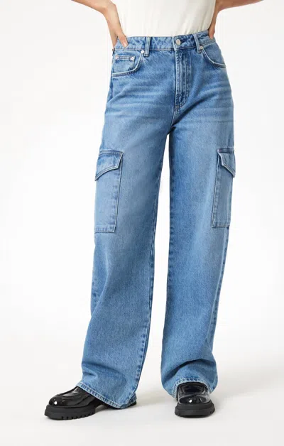 Mavi Carina Straight Leg Jeans In Denim In Multi