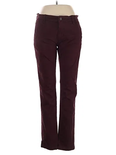 Pre-owned Mavi Casual Pants In Burgundy