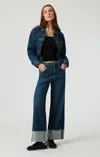 Mavi Cathy Wide Leg In Dark Blue Denim In Dark Blue