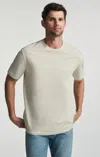 Mavi Classic Crew Neck T-shirt In Moonstruck In Sand