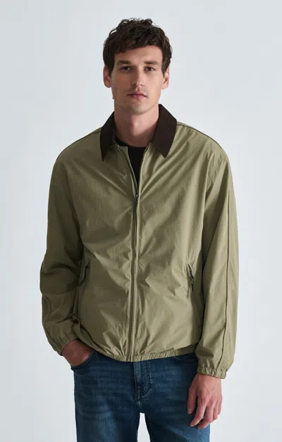 Mavi Corduroy Collar Bomber Jacket In Overland Trek In Green