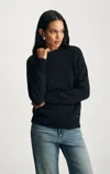 Mavi Crew Neck Sweater In Black In Black