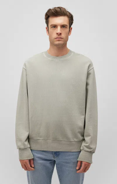 Mavi Crew Neck Sweatshirt In Abbey Stone In Beige