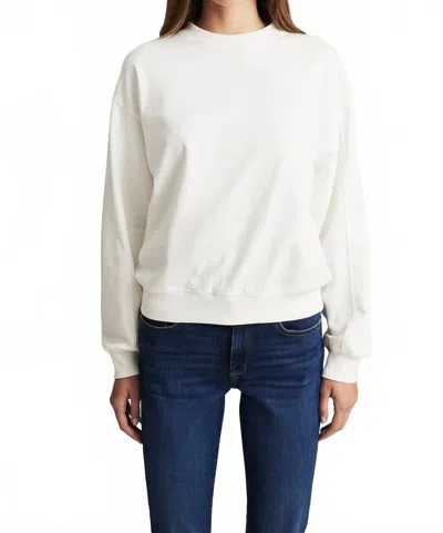 Mavi Crew Neck Sweatshirt In Antique White