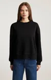 Mavi Crew Neck Sweatshirt In Black In Black