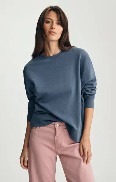 Mavi Crew Neck Sweatshirt In Blue Indigo
