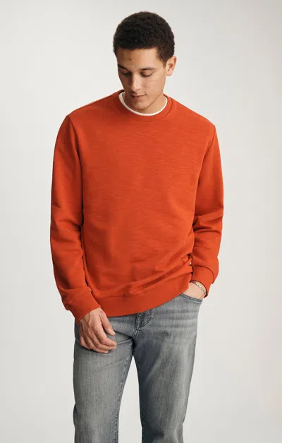Mavi Crew Neck Sweatshirt In Fire Whirl In Red