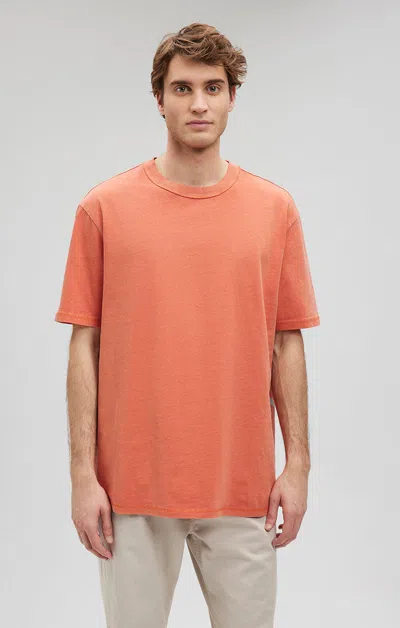 Mavi Crew Neck T-shirt In Carnelian In Orange