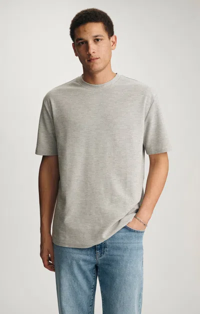 Mavi Crew Neck T-shirt In Grey Melange In Gray