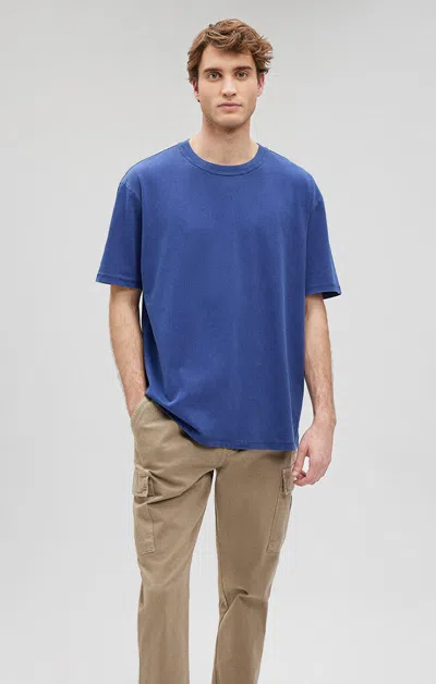 Mavi Crew Neck T-shirt In Mazarine Blue In Medium Blue