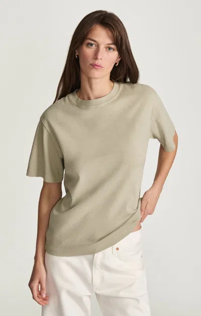 Mavi Crew Neck T-shirt In Seagrass In Green